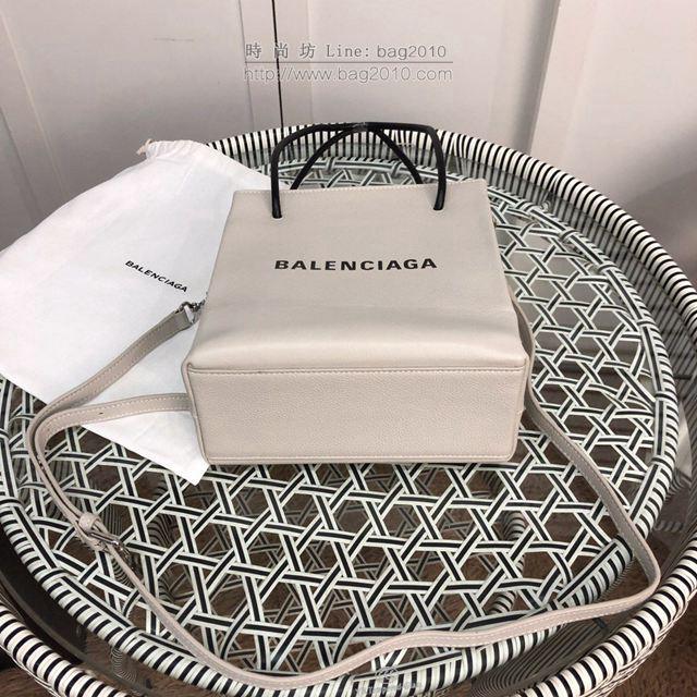Balenciaga女包 巴黎世家迷你方形購物包 巴黎世家小牛皮手提袋  csbl1083